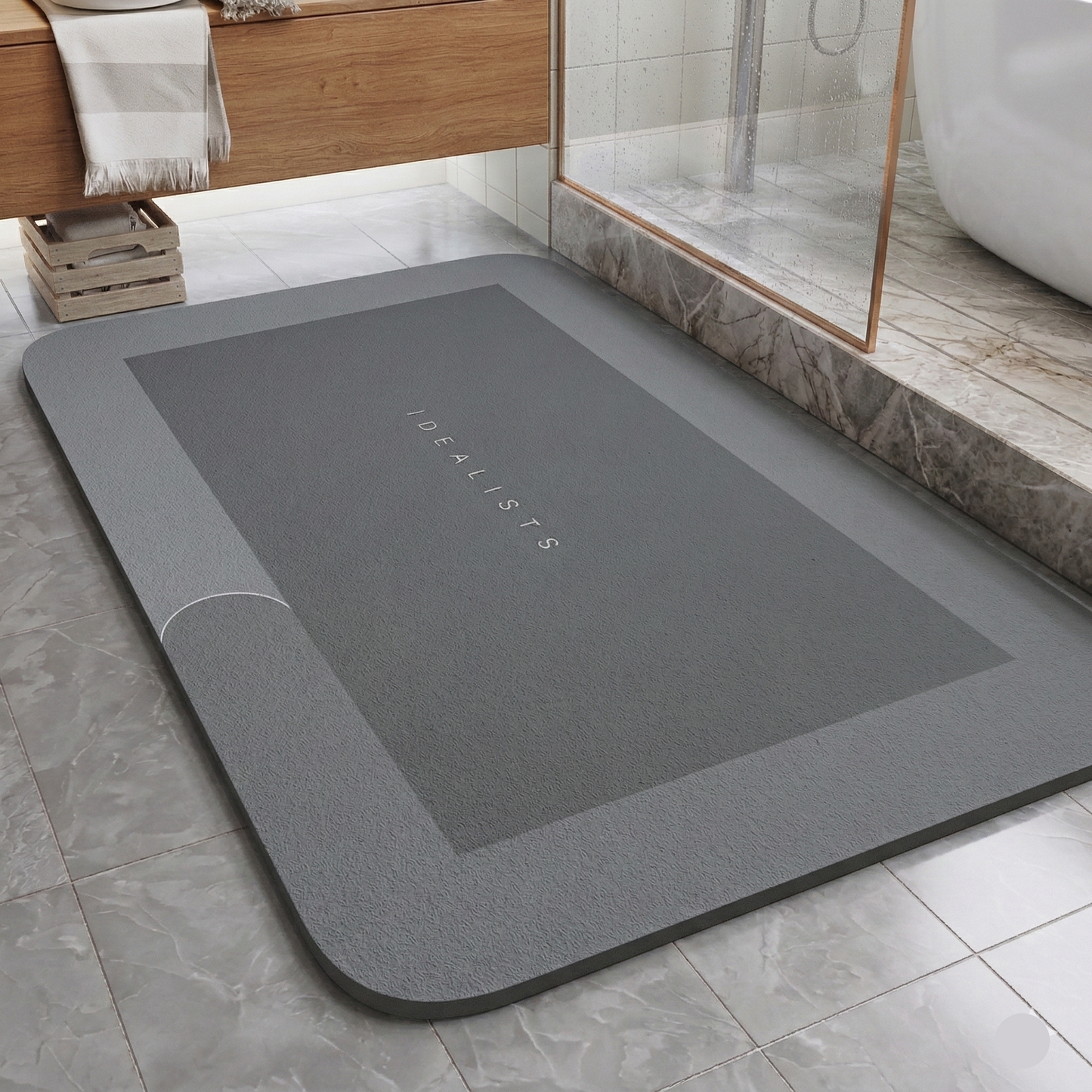 Tapis de Salle de Bain Quartz
