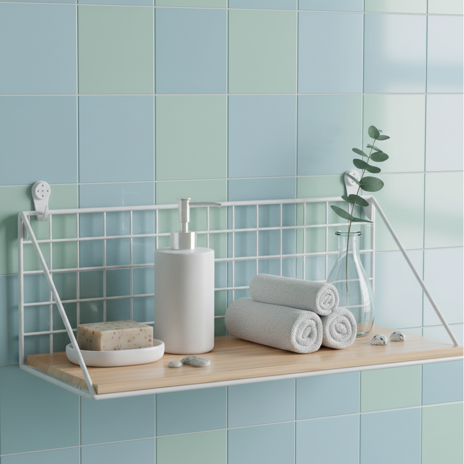 Etagère de Salle de Bain Suspendue