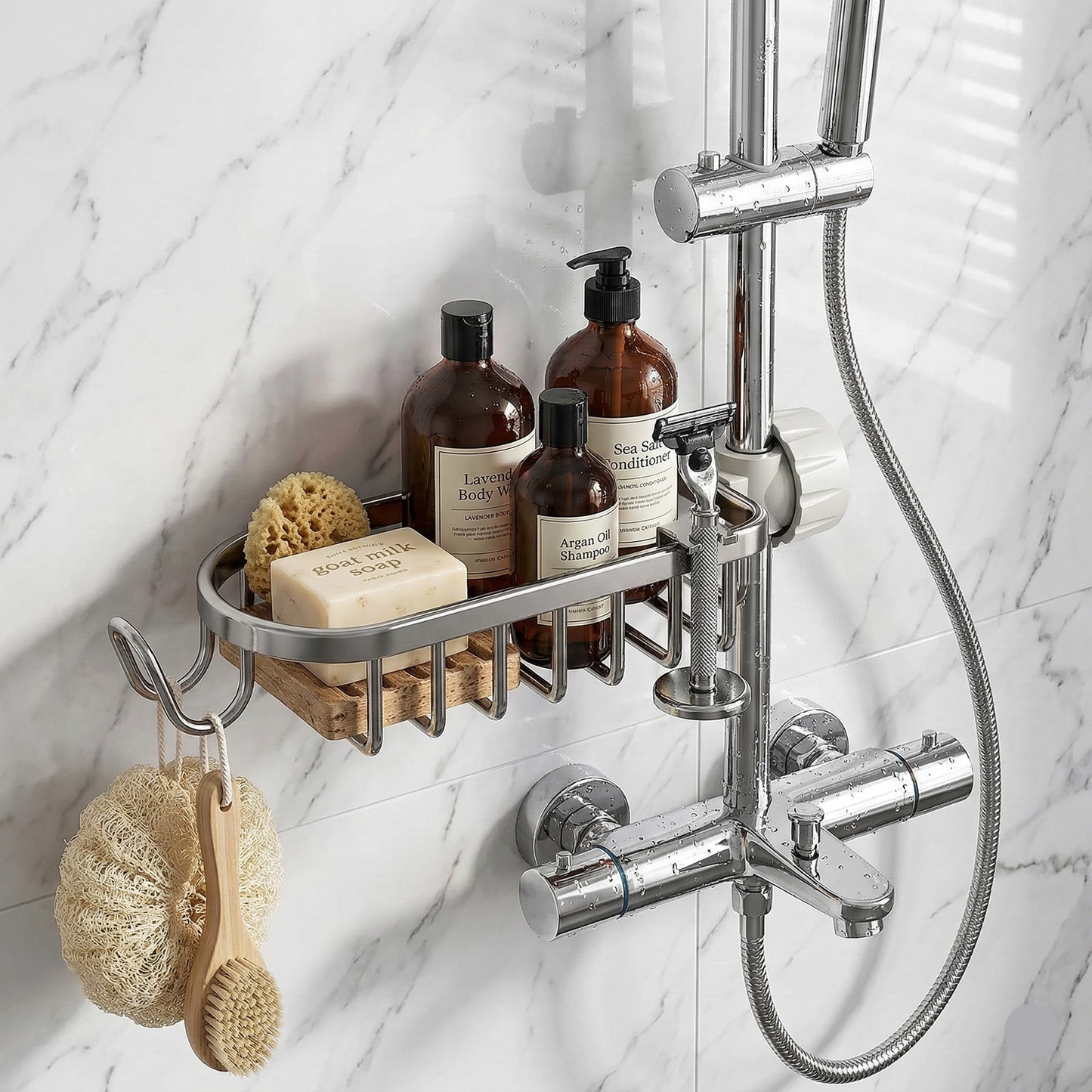 Étagère de Douche Rail