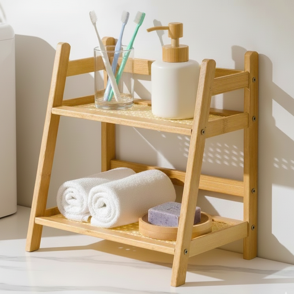 Etagère de Salle de Bain Cannelle