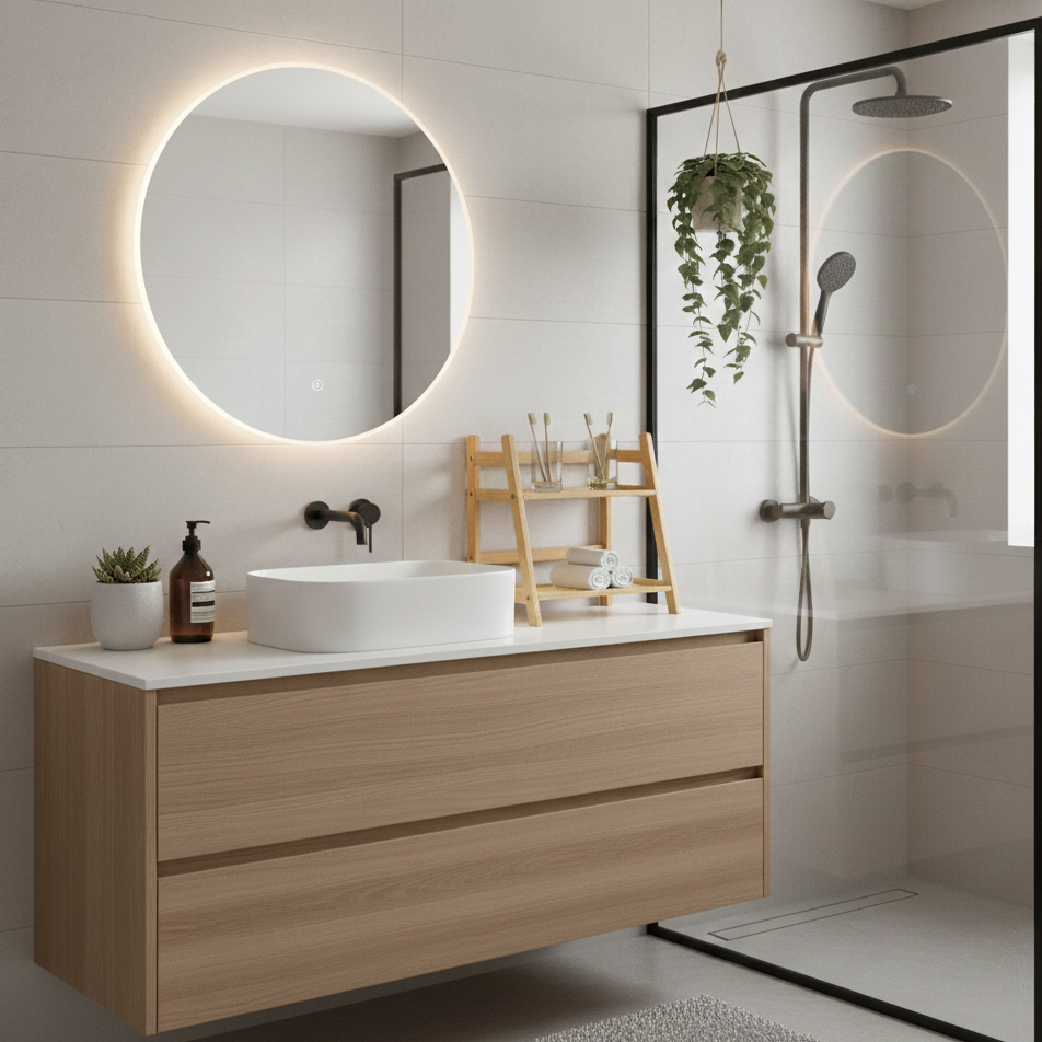 Etagère de Salle de Bain Cannelle