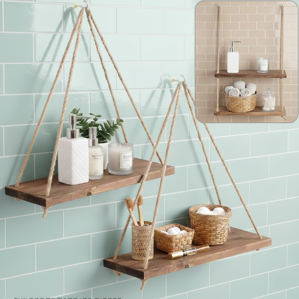 Etagère de Salle de Bain Naos