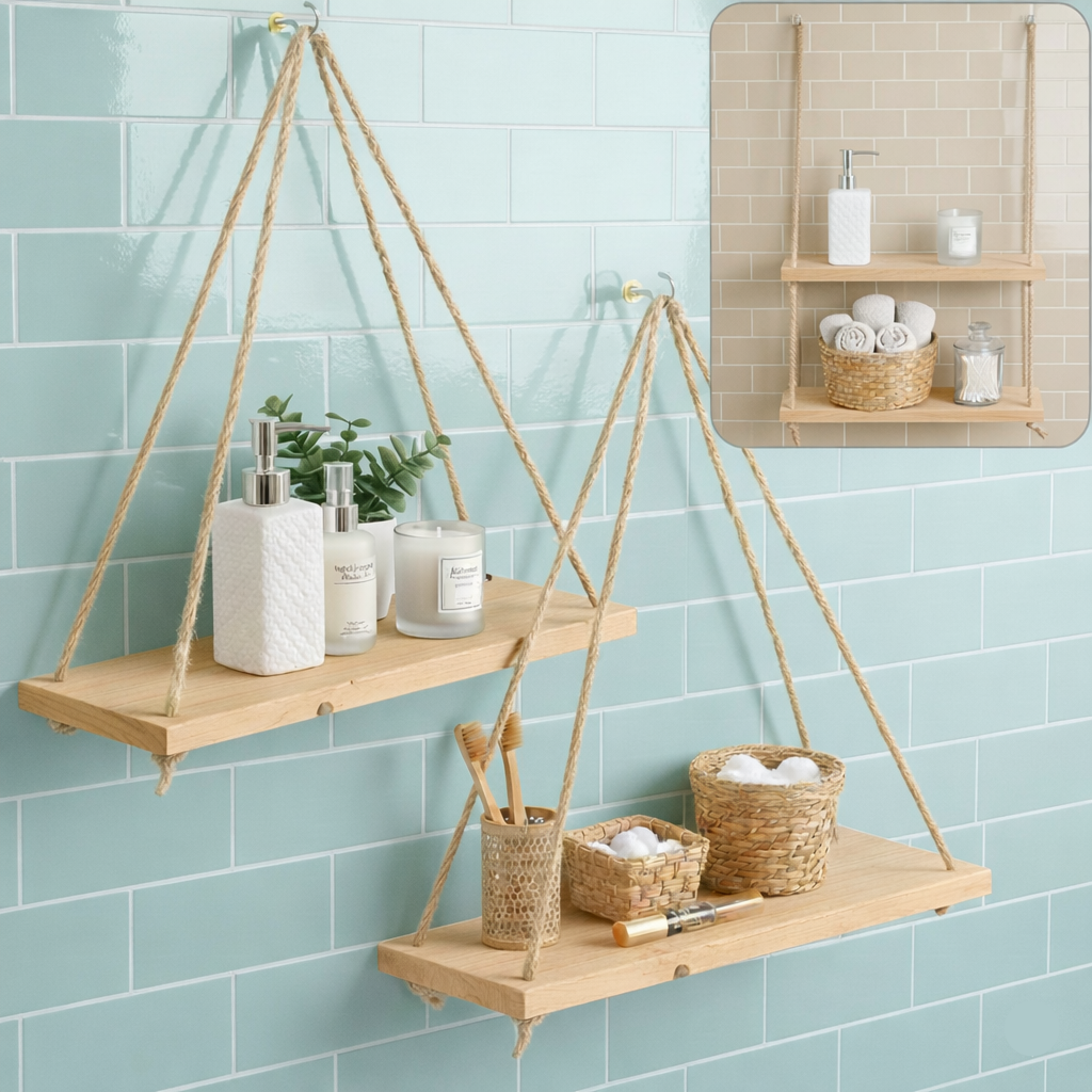 Etagère de Salle de Bain Naos
