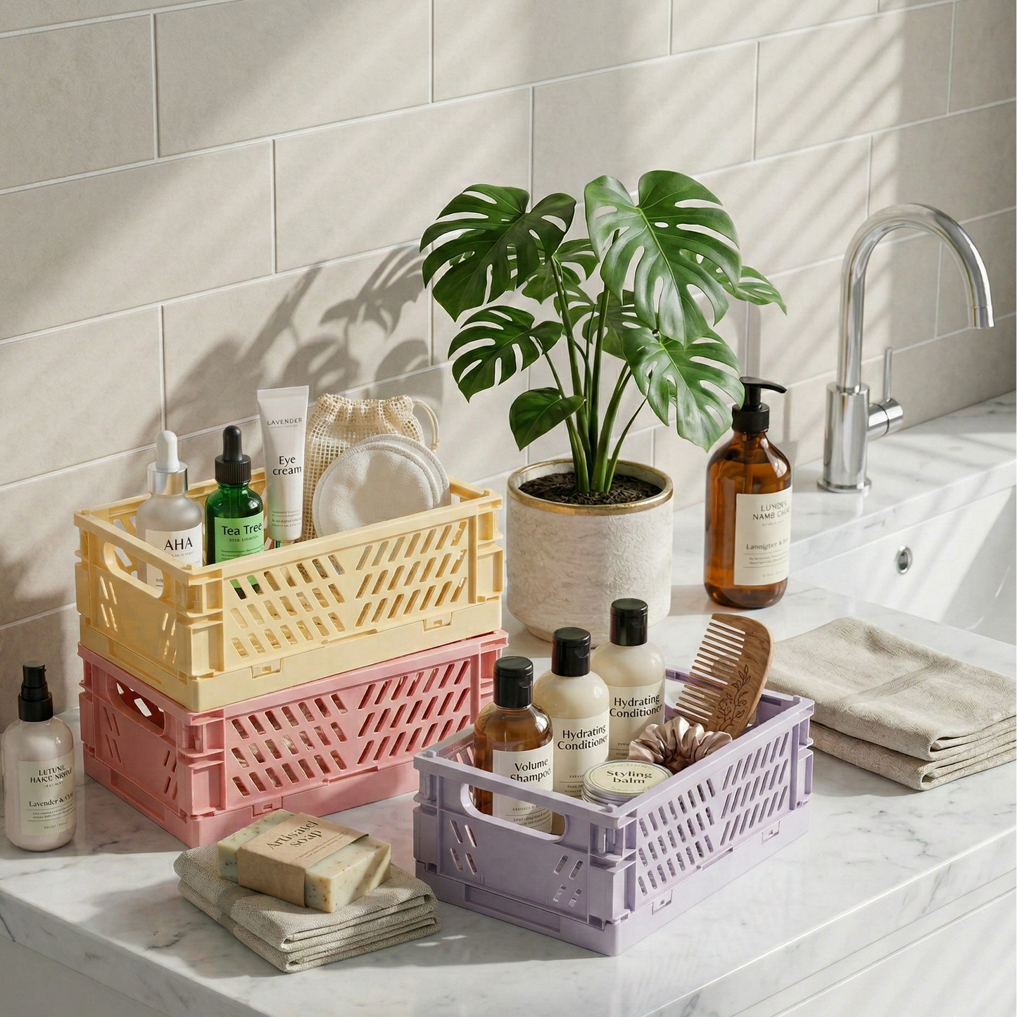 Panier de Rangement Macaron