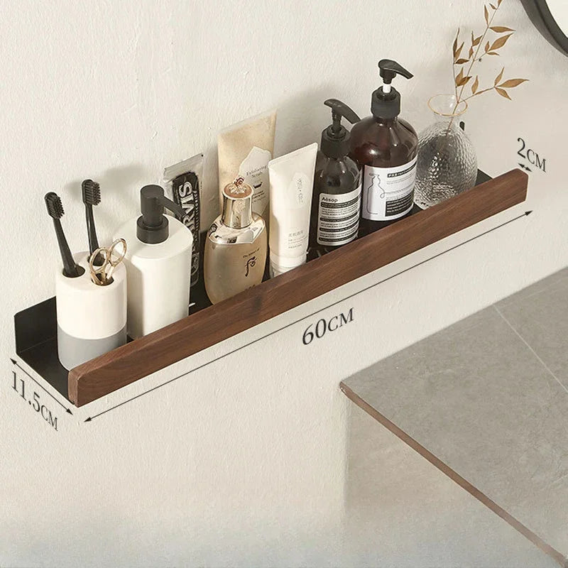 Étagère de Salle de Bain Essence Bois