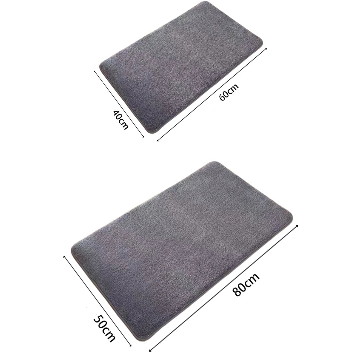 Tapis de Salle de Bain Velours