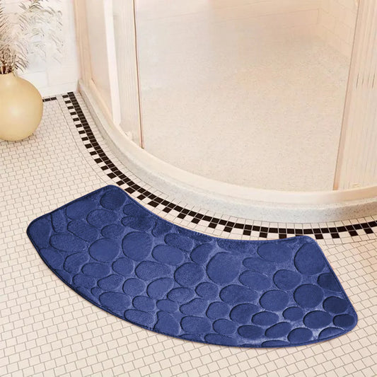 Tapis de Salle de Bain Demi-Lune