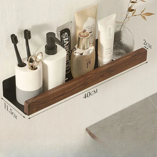 Étagère de Salle de Bain Essence Bois