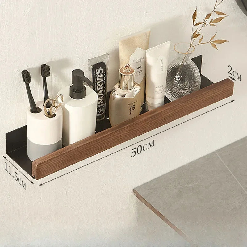 Étagère de Salle de Bain Essence Bois