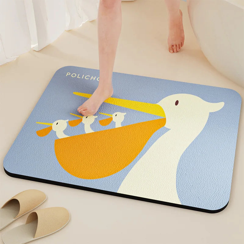 Tapis de Salle de Bain Diatomite Kids | Pelican
