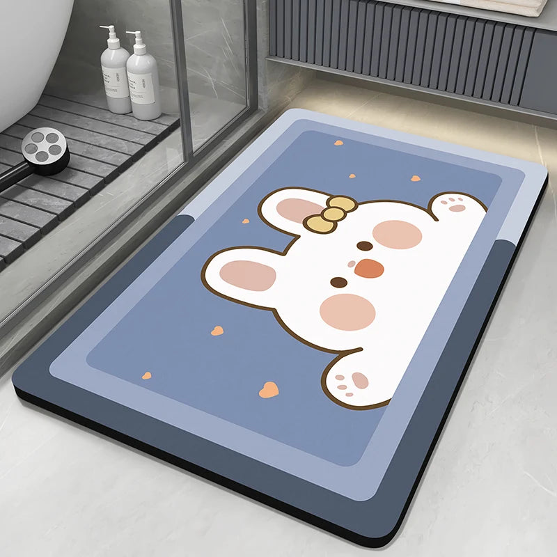 Tapis de Salle de Bain Diatomite Kids | Rabbit