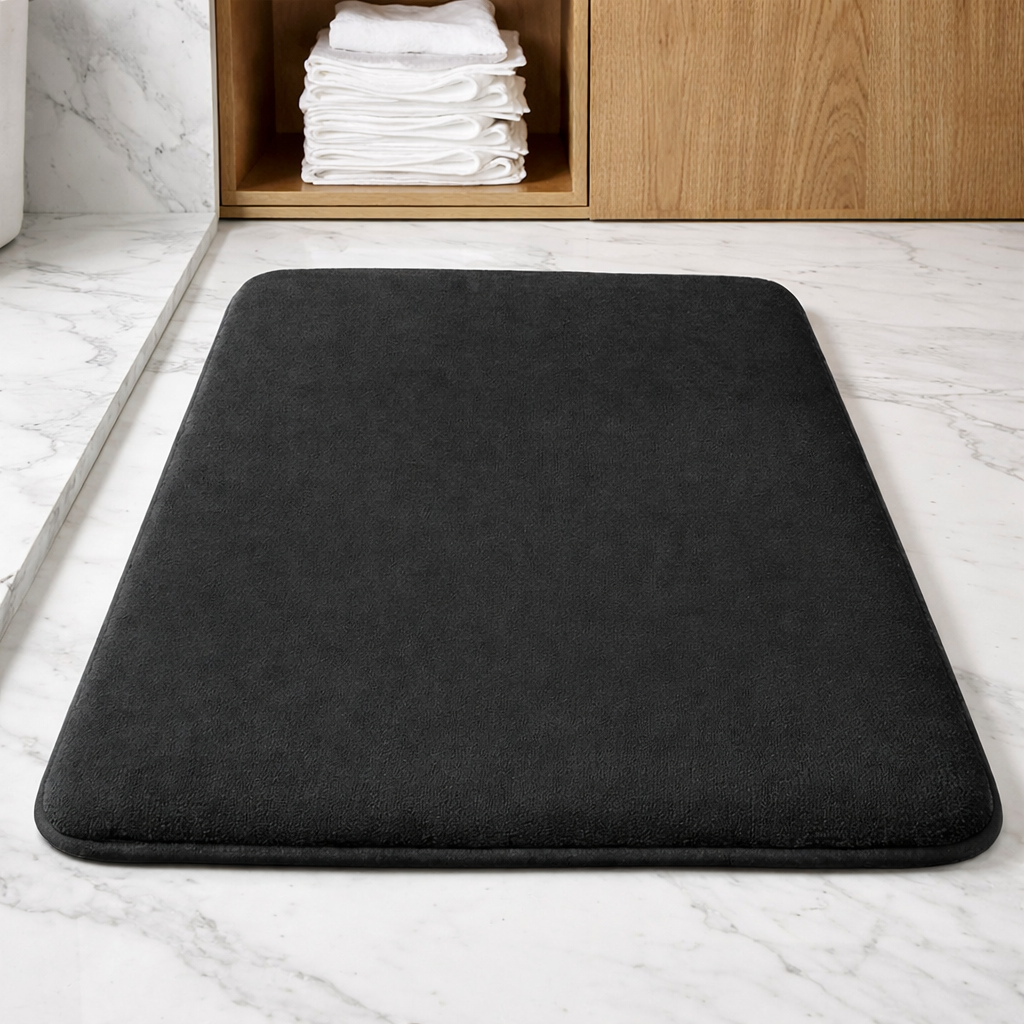 Tapis de Salle de Bain Velours