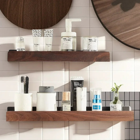 Étagère de Salle de Bain Essence Bois